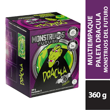 Pack Paleta Drácula Monstruos Del Futuro 360gr Paquete X 6 und  