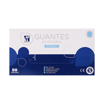 Guante Nitrilo Farmatodo   S Caja x 50 und  