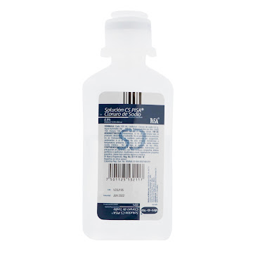 Suero Fisiológico Cloruro De Sodio 0.9% Pisa Frasco x 100 ml  
