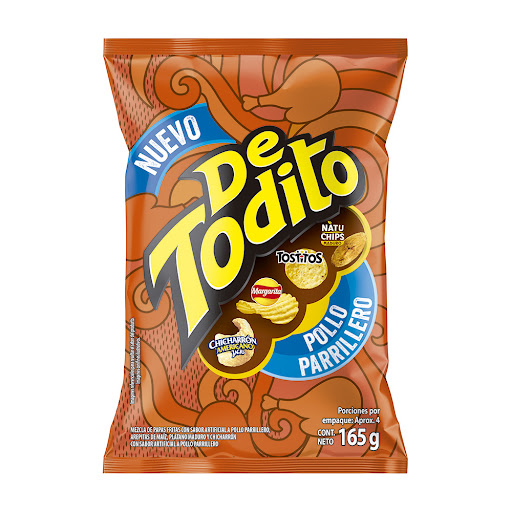 Pasabocas De Todito Sabor Pollo Parrillero x 165 gr