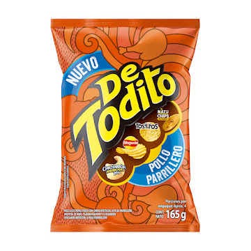 Pasabocas De Todito Sabor Pollo Parrillero x 165 gr  