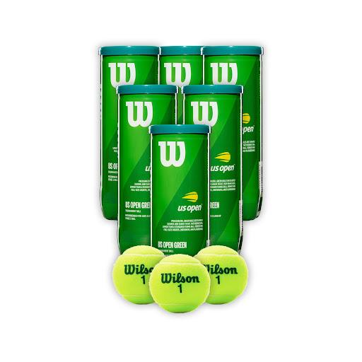 Combo Pelotas de Tenis Transicion Wilson Punto Verde 3P X 6T Wilson Tarros x 6 