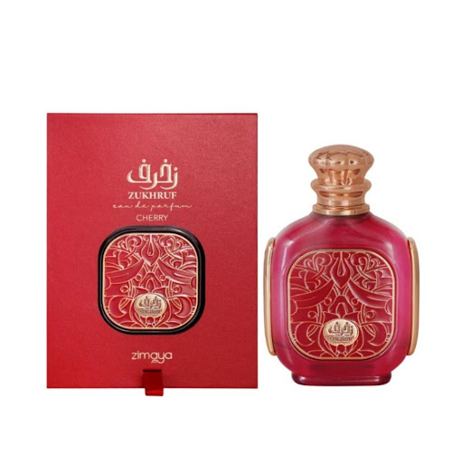 Zimaya Zukhruf Cherry Edp 100Ml Sp Zimaya Botella x 1 Sumérgete en un mundo de intriga sensual y encanto irresistible. Un elixir tentador que cautiva los sentidos con su rica y aterciopelada dulzura, esta cautivadora fragancia seduce con su exquisita mez