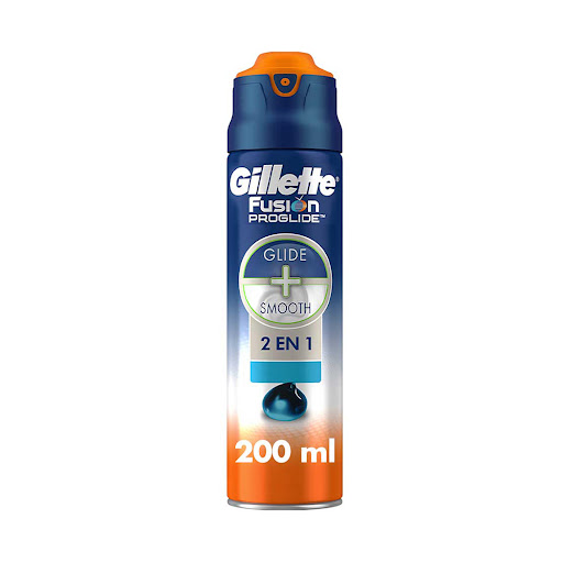 Gel de Afeitar Gillette Fusion para Afeitar al Ras con Cuchilla Frasco X 200 ml