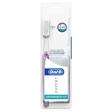 //Kit Ortodoncia Oral B Expert Cepillo+Seda  