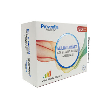 **Preventia Complex Diabetrics Multivitaminico Caja x 30Cap  