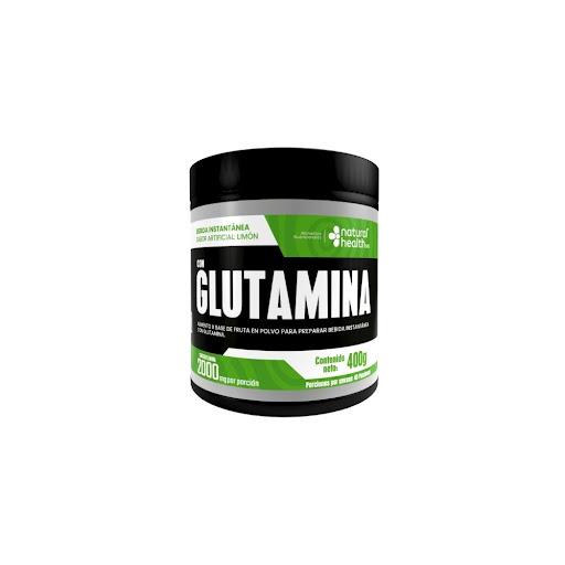 Glutamina (400g) Natural Health POLVO x 400g