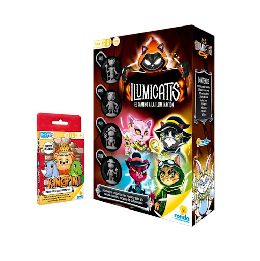 Oferta 2082- Kingpin+ Ilumicatis RONDA CAJA x 1 Oferta 2082- Kingpin+ Ilumicatis
kingpin

Puedes ver lo que otros no ven...encuentra tríos de tarjetas con características iguales o se el mas ágil encontrando las diferencias.

Contenido:  54 Cartas 
