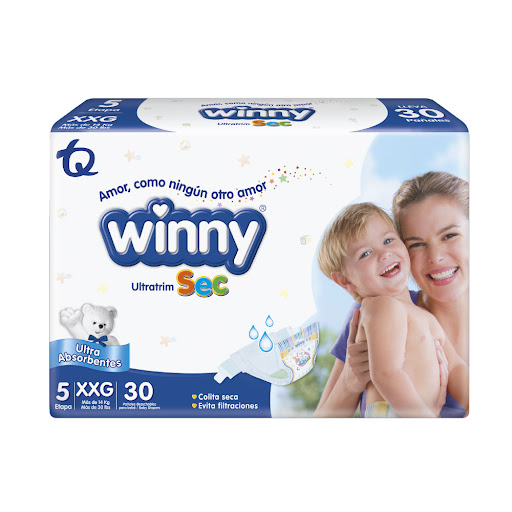 Pañales Winny Ultratim Sec Xxg Etapa 5 x 30 und