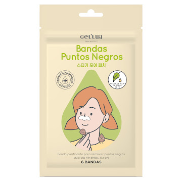 Bandas facilales cettua   Puntos negros pack x und  