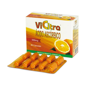 Vicitra 500 mg Vitamina C Caja x 30 Cápsulas  