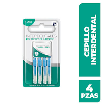 Cepillo Interdental Farmatodo Doble x 4 und  