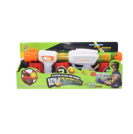 Lanza Bolas Sport Caja Plasticos Asociados  x 1 Es un juguete de acción diseñado para ofrecer horas de diversión. Con su estructura de fácil manejo, permite lanzar bolas a gran distancia, ideal para actividades en exteriores, como competencias o ju