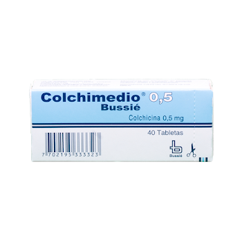 Colchimedio Colchicina 0.5 mg Bussie Caja x 40 Tabletas  