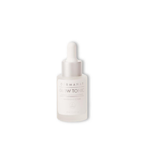 Tónico Despigmentante Glow Tonic Dermanat X 30 Ml Dermanat 30 ml x 1 Tónico que aclara manchas y unifica el tono de la piel, mejorando su luminosidad.