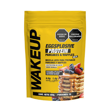 Mezcla para Pancakes WakeUp Proteína De Huevo Sabor Vainilla x 450 gr  