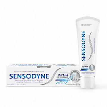 Sensodyne Repara & Protege Blanqueador -Sensibilidad, 100 g            