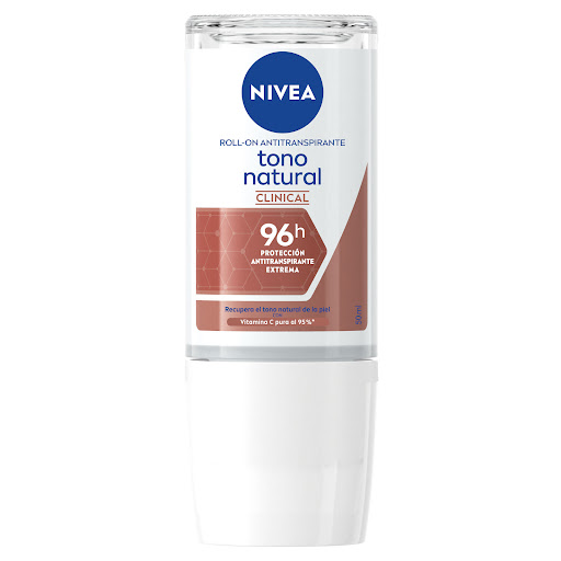 Desodorante Nivea Clinical Tono Natural Roll On x 50 ml