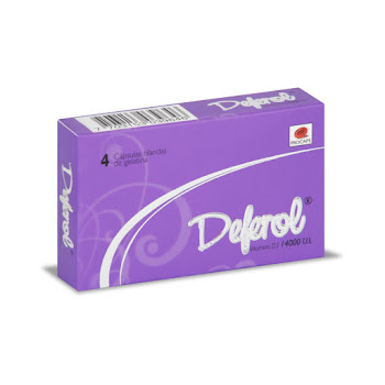 Deferol Vitamina D3 14000 UI Procaps Caja x 4 Cápsulas  
