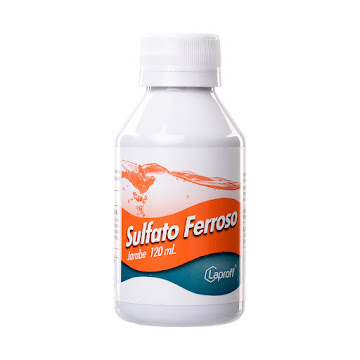 Sulfato Ferroso 600mg/15ml Laproff Frasco x 120 ml  