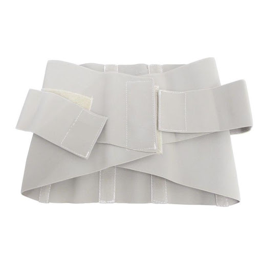 Faja Sacrolumbar T. Camp Gray Small Recovery Individual x 1 Faja sacrolumbar con 4 férulas posteriores rígidas que soportan los músculos de la espalda y con correas para aumentar la tensión y brindar un mayor soporte.
