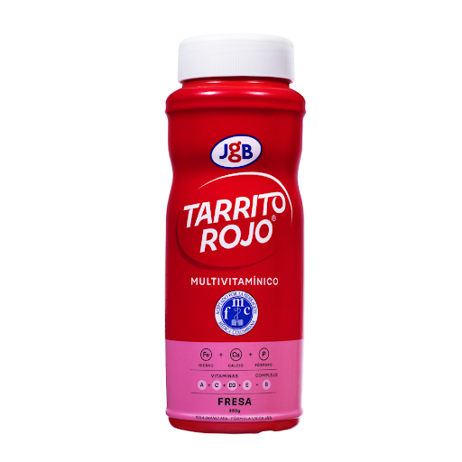 Tarrito Rojo JGB Fresa Multivitamínico Frasco x 380 gr