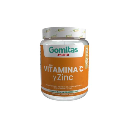 Gomitas Vitamina C + Zinc – Inmunidad y Bienestar- Gomas NATURAL HEALTH GOMAS x 1 Suplemento en gomitas que ayuda a fortalecer el sistema inmune, aporta antioxidantes y contribuye a la energía y bienestar diario. Práctico, delicioso y fácil de consumir.
