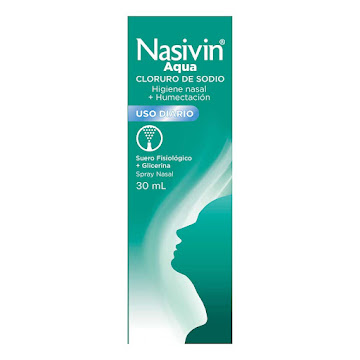 Nasivin Aqua Spray Nasal Frasco X 30ml Cloruro De Sodio   
