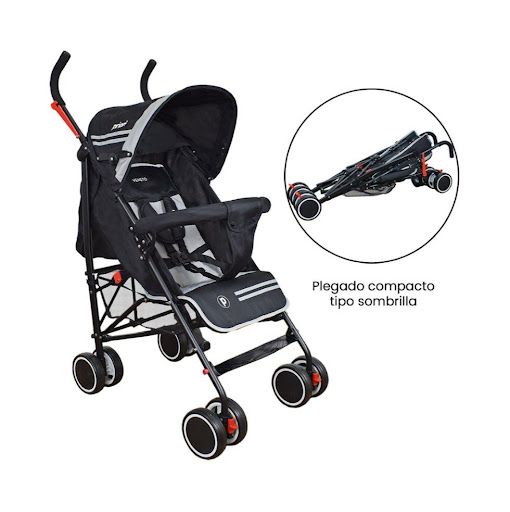 Coche Paseador Bebé Veneto Line priori Negro Priori Caja x 1  