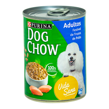 Alimento Para Perros Dog Chow Festival Trozos De Pollo x 368 gr  