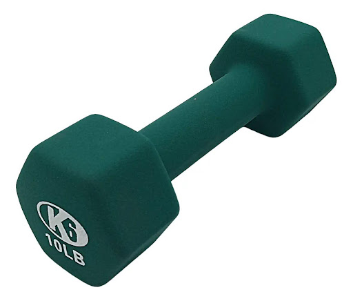 Mancuerna K6 de Neopreno 10Lb K6 Caja x 1