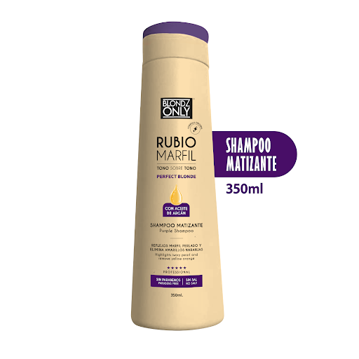 Shampoo Matizante Blondz Only Rubio Marfil x 350 ml
