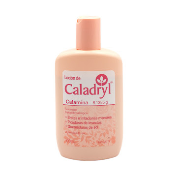 Caladryl Óxido de Zinc 8% Humax Loción Rosado Frasco x 100 ml  