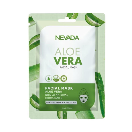 Mascarilla Facial Aloe Vera Nevada Sobre x 3 Sobres