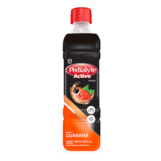 Suero Rehidratante Pedialyte Active Guaraná Frasco x 500 ml