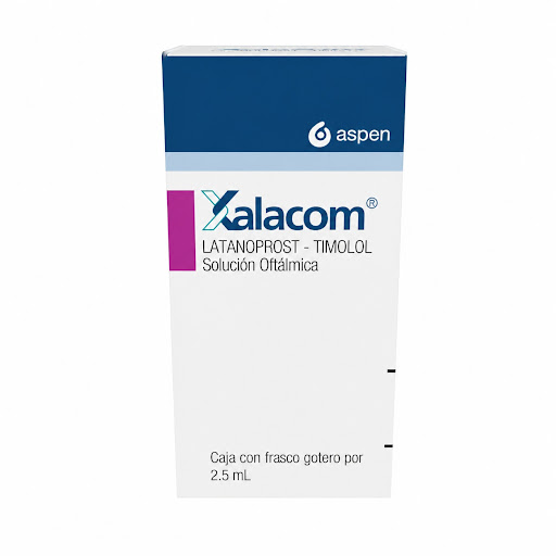 Xalacom Latanoprost + Timolol 0.005%/0.5% Aspen Gotas Frasco x 2.5 ml