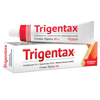 Trigentax Clotrimazol + Neomicina + Betametasona 1%/0.5%/0.04% Chalver Crema Tubo x 40 gr  