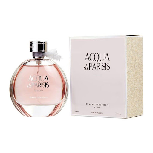 Perfume Reyane Tradition Acqua Di Parisis Venizia 100ml spr edp Femme Reyane Tradition EDP x 1 Inspirada en la belleza de Venecia, Italia, Acqua di Parisis Venizia es un perfume seductor y encantador. Las notas de vainilla y caramelo dan a la mezcla una dulzura femenina y agradable. El pachulí 