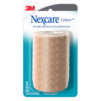 Venda Elástica 3m   Nexcare Coban Autoadherente 7.2cm X 4.55m X1und.     