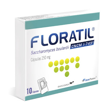 Floratil Saccharomyces Boulardii 250 mg Axón Caja x 10 Cápsulas  