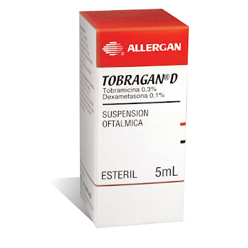 Tobragan D 0.3% Sol.   Oftálmica Fco. X5ml. All Tobramicina Dexametasona 