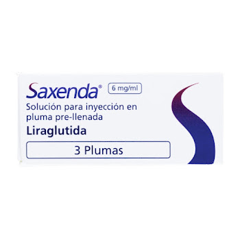 Saxenda Liraglutida 6mg/ml Novo Nordisk Caja x 3 Pluma  