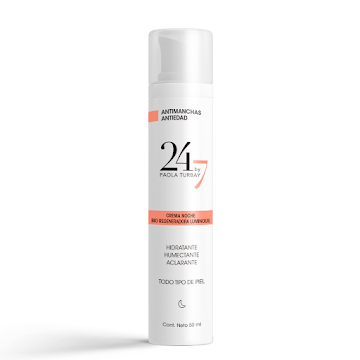 Crema Noche 4/7 By Paola   Turbay Antimanchas Hidratante Humectante 2 X5 