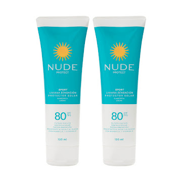 Protector Solar Nude SPF 80 Frasco x 120 ml  