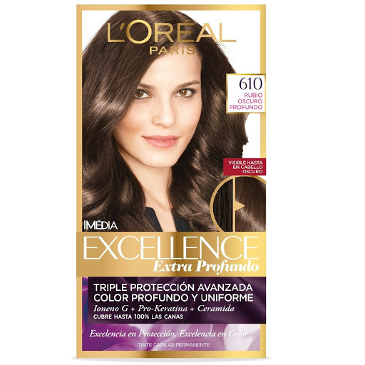 Tinte Excellence Extra Profundo Tono Rubio Oscuro 610 x 45 gr