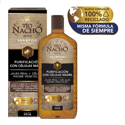 Shampoo Tío Nacho Anti-Caída Purificación x 415 ml
