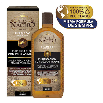Shampoo Tío Nacho Anti-Caída Purificación x 415 ml  