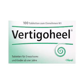 Vertigoheel Cocculus D4 + Conium D3 + Ambra D6 210mg/30mg/30mg Heel Frasco x 100 Tabletas  