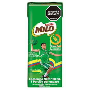 Leche Malteada MILO Active Go Caja x 180 ml  
