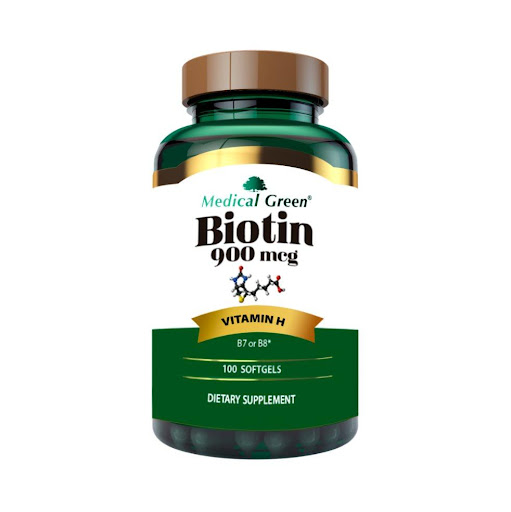 BIOTIN 900 MCG X 100 SOFTGELS MEDICAL GREEN  TARRO x 100 SOFTGELS 